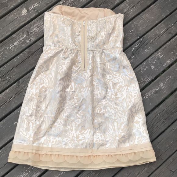 🦅 AE Sweetheart Metallic Jacquard Dress - Picture 9 of 12